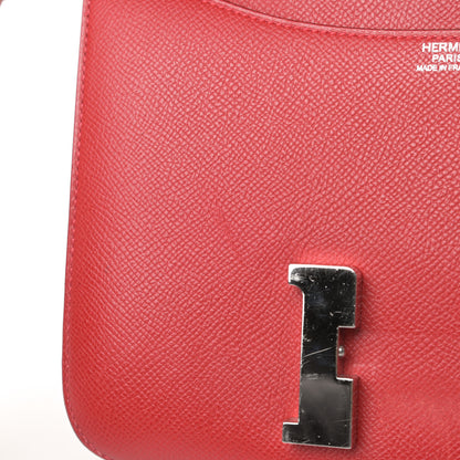 Hermes Epsom Constance 24 Rouge Casaque 16 of 16