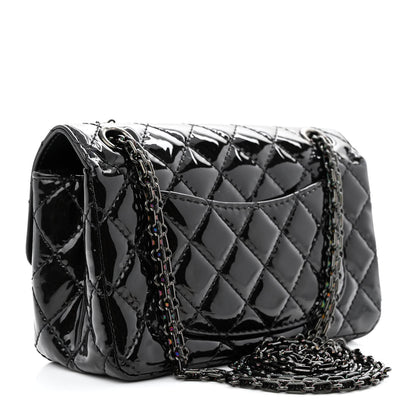 Chanel Patent Calfskin Quilted 2.55 Reissue Mini Flap So Black 3 of 12