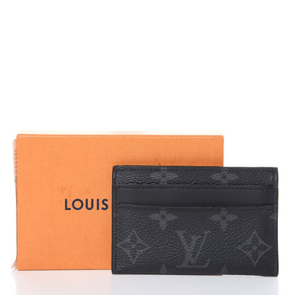 Louis Vuitton Monogram Eclipse Porte-Cartes Double Card Holder 7 of 7