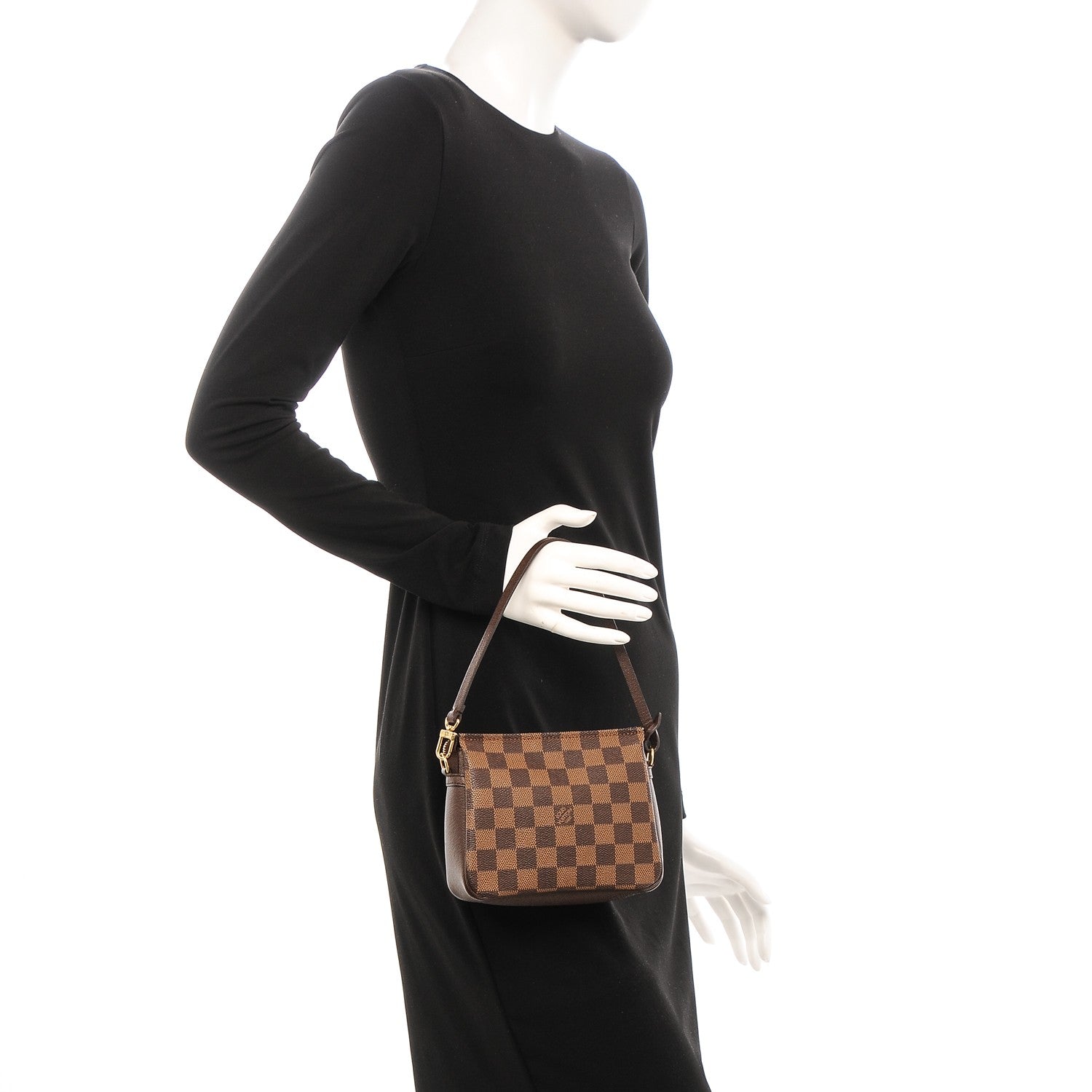 Louis Vuitton Damier Ebene Trousse Make Up Bag Pochette 2 of 7