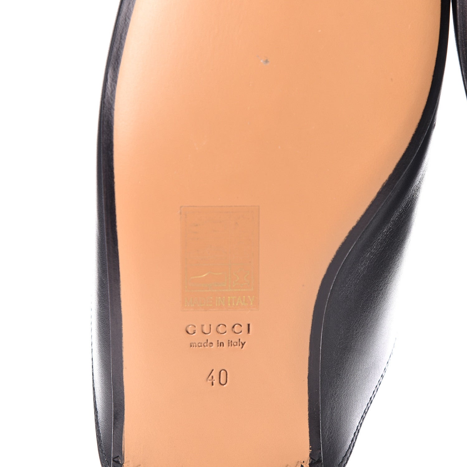 Gucci Calfskin Flower Embroidered Princetown Slippers 40 Black 9 of 11