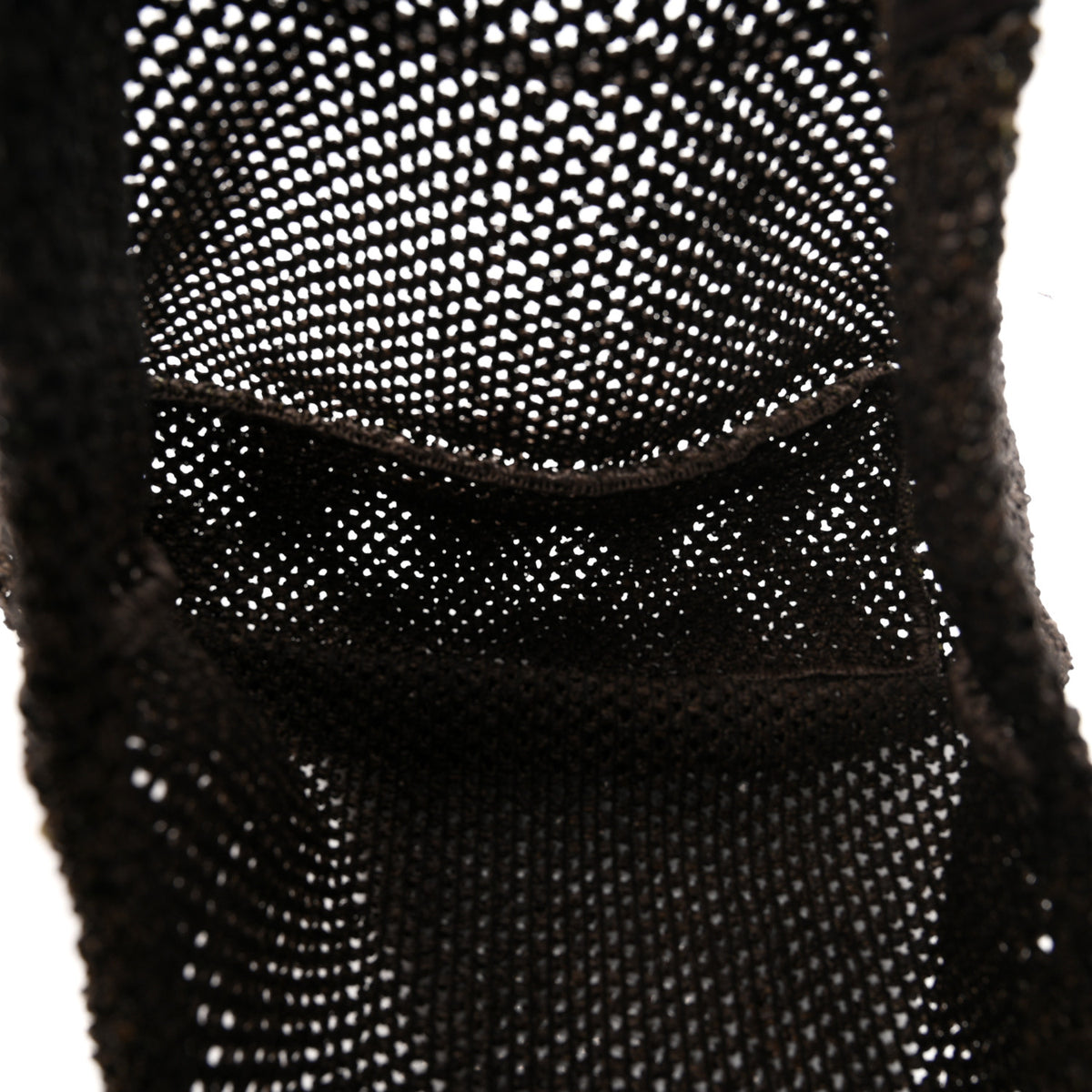 Raffia Barn Tote  Dark Brown