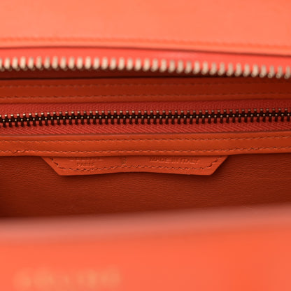 Celine Smooth Calfskin Mini Luggage Orange 6 of 9