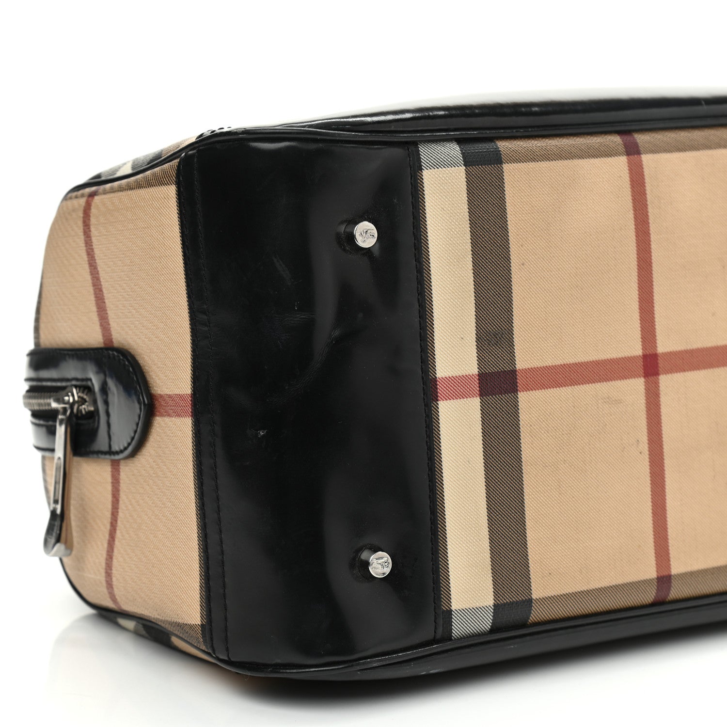 Burberry Nova Check Bowling Bag Black 7 of 12