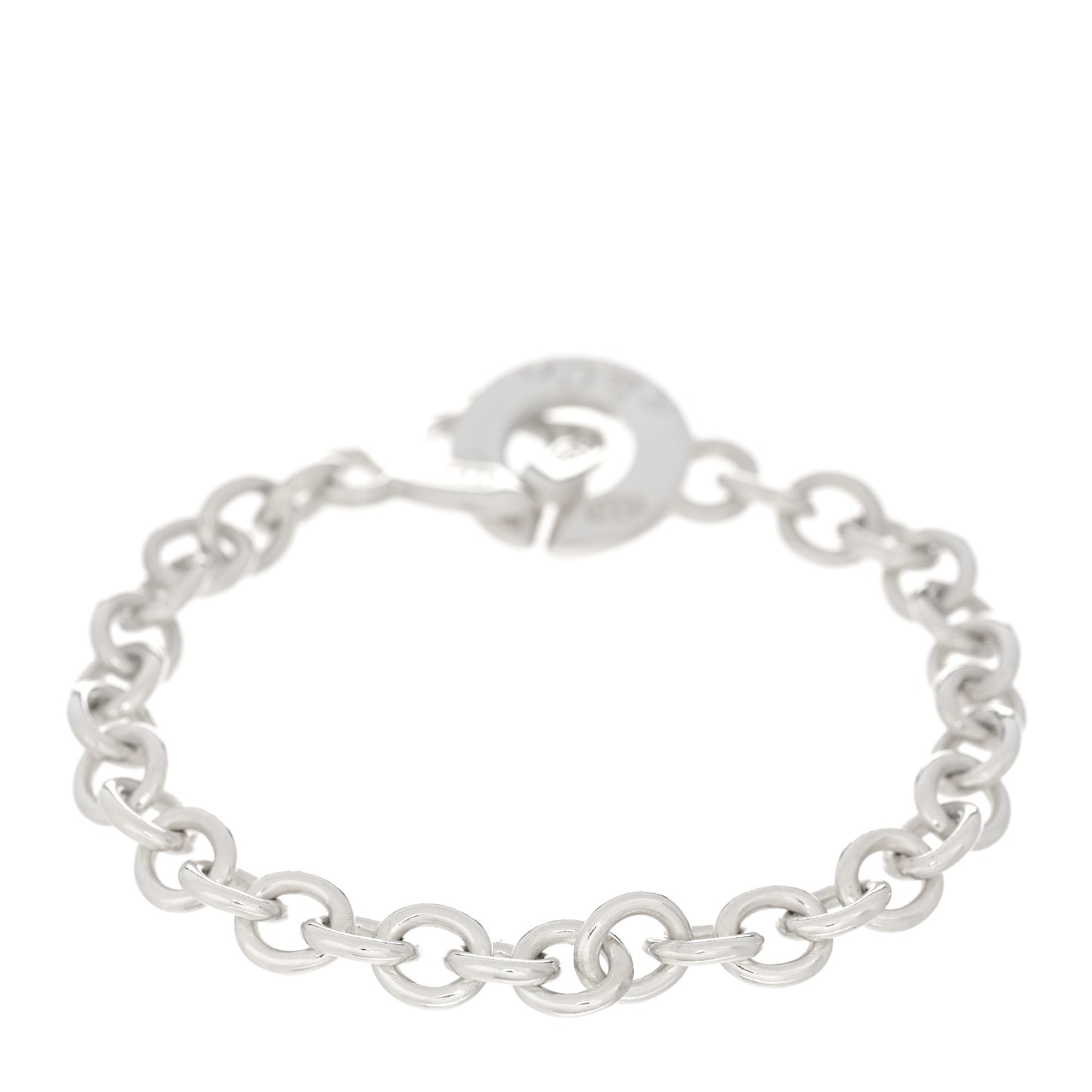 Sterling Silver 1837 Circle Clasp Bracelet