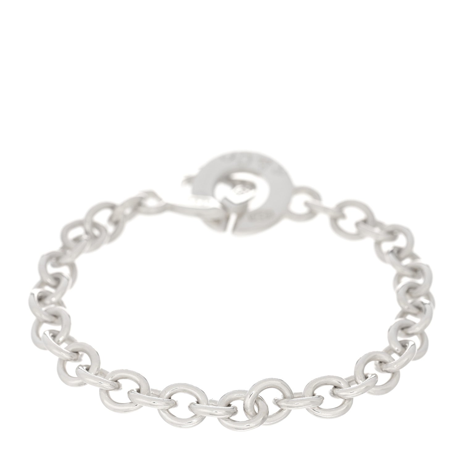 Tiffany Sterling Silver 1837 Circle Clasp Bracelet 2 of 4