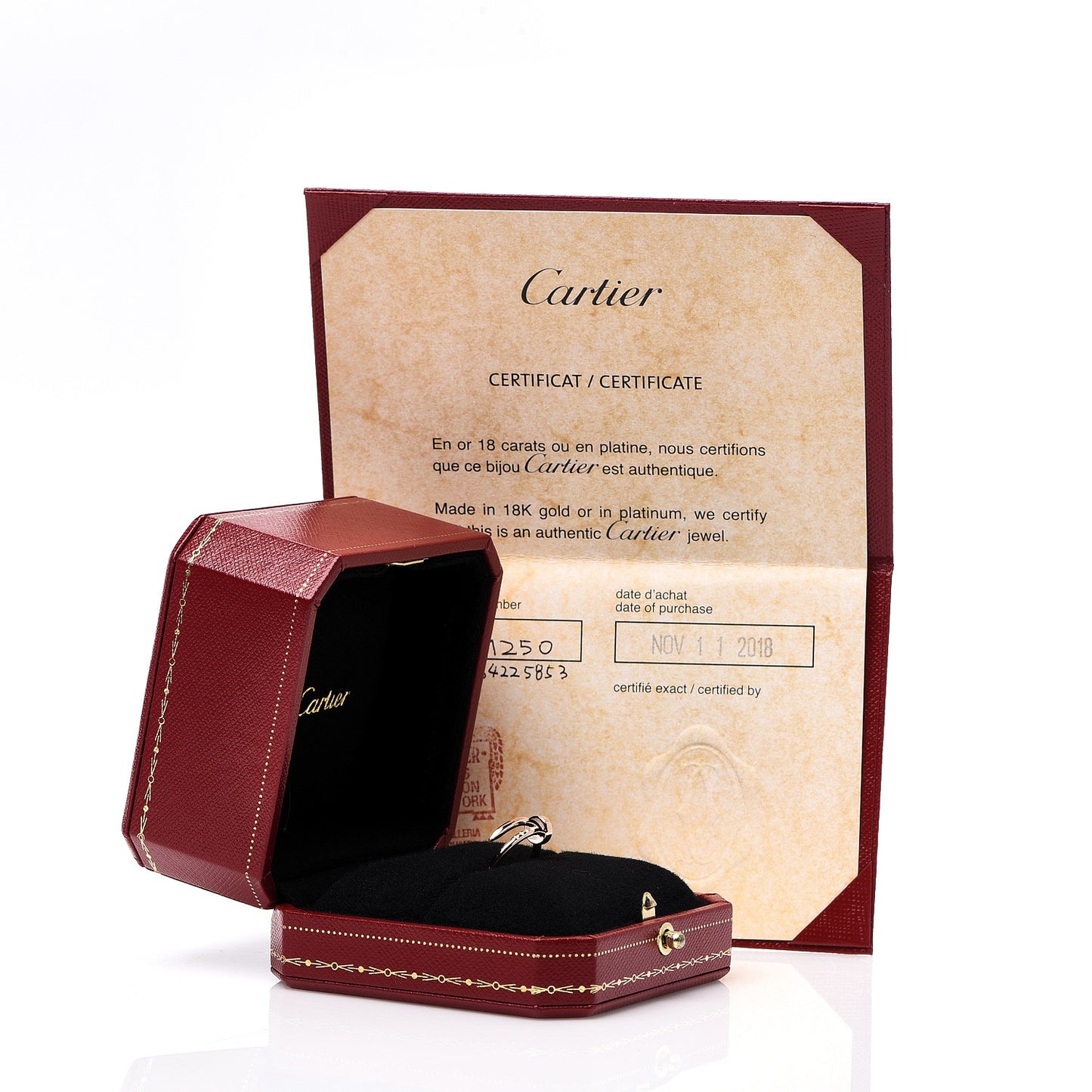 18K Pink Gold Small Juste Un Clou Ring 53 6.25