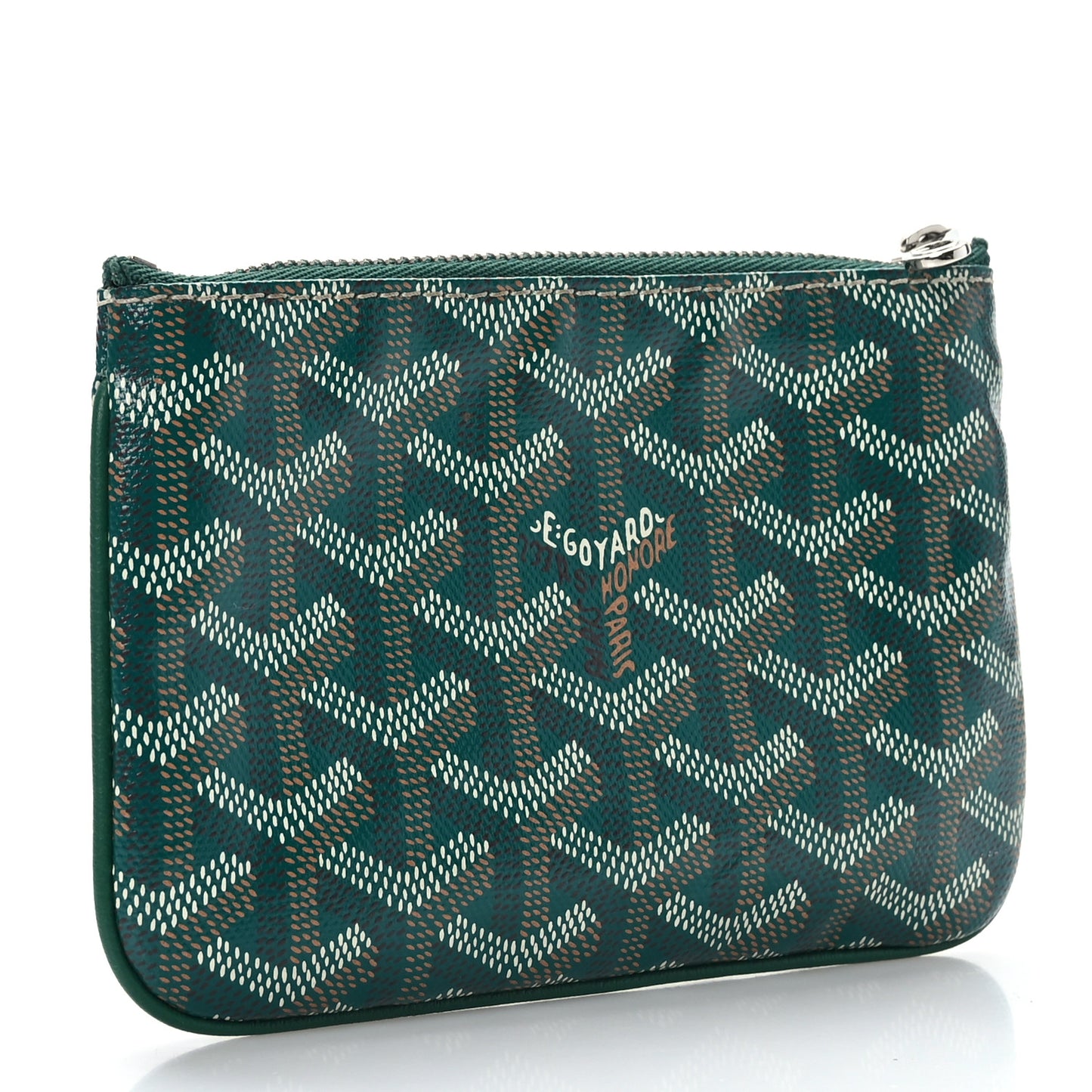 Goyardine Mini Senat Pochette Green