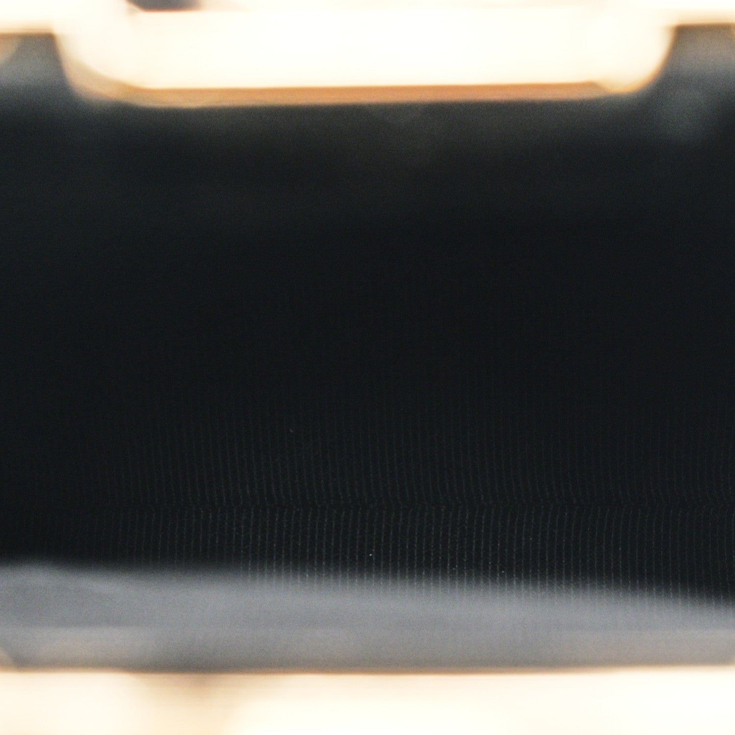 Chanel Shiny Aged Lambskin Quilted Kiss Lock Clutch With Chain Black 5 of 10