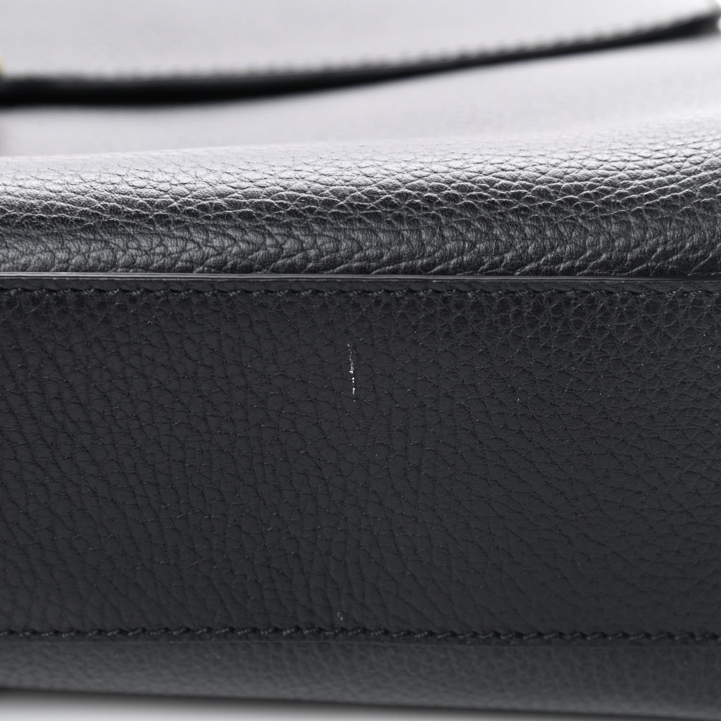Calfskin GG Marmont Messenger Bag Black