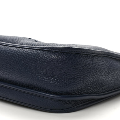 Hermes Taurillon Clemence Evelyne III GM Bleu Nuit 7 of 10