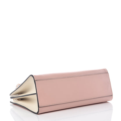 Gucci Nappa Bamboo Web Small Nymphaea Top Handle Bag Perfect Pink Mystic White 4 of 10