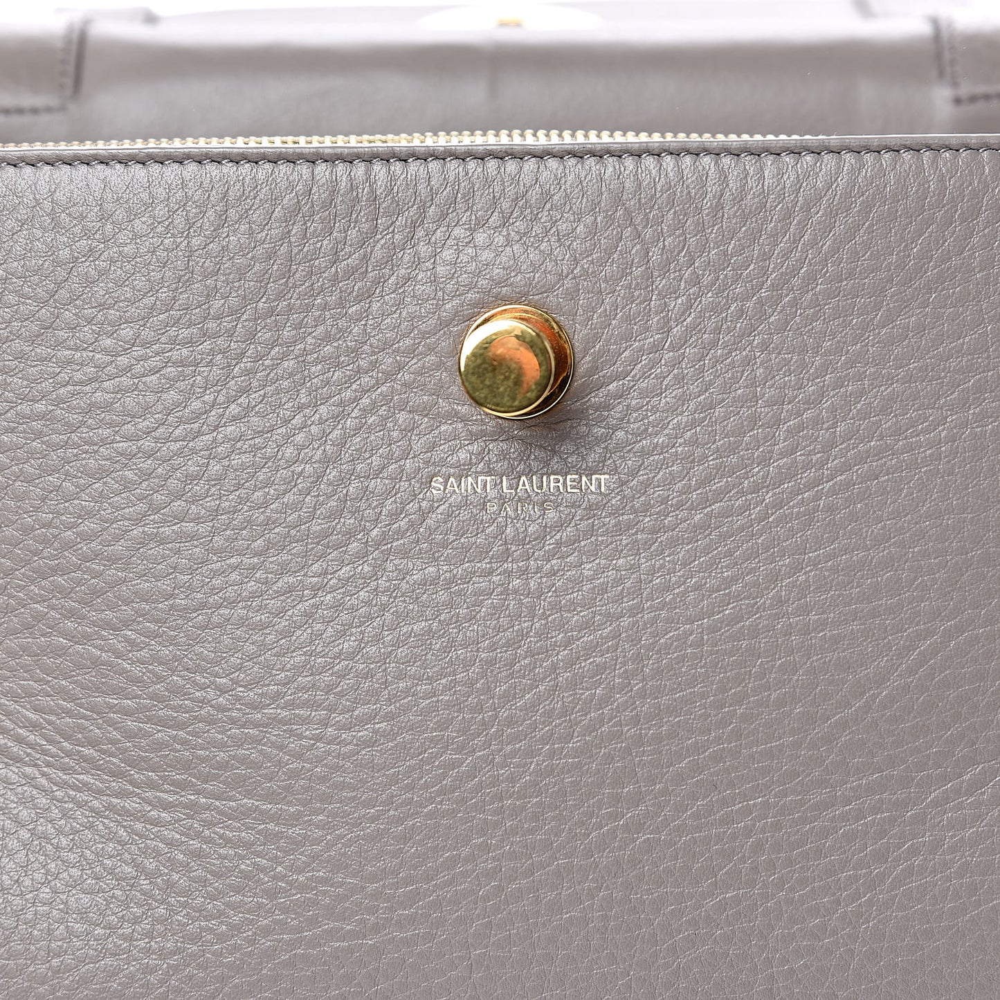 Calfskin Canvas Small Muse Two Gray