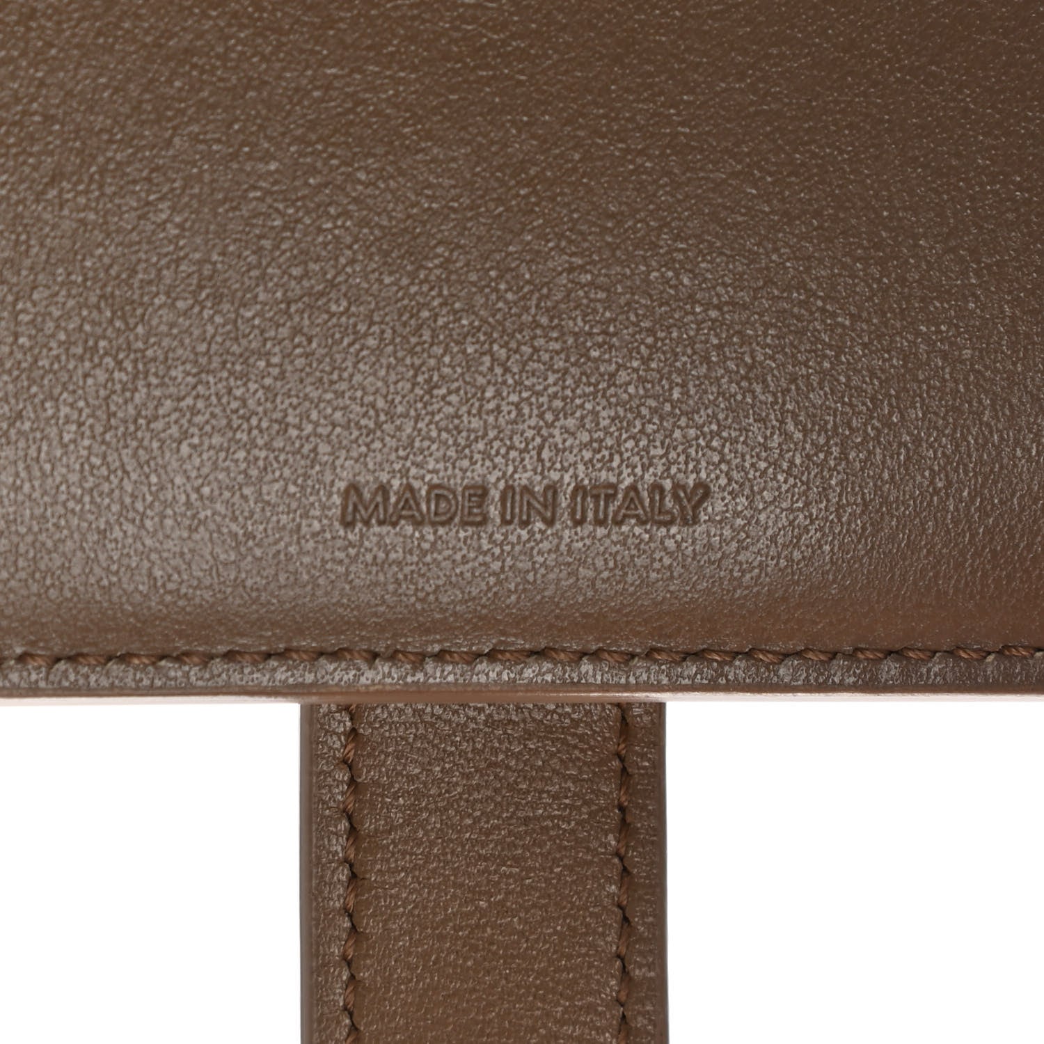 Celine Grained Calfskin Large Multifunction Strap Wallet Taupe 7 of 9