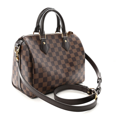 Louis Vuitton Damier Ebene Speedy Bandouliere 25 3 of 9