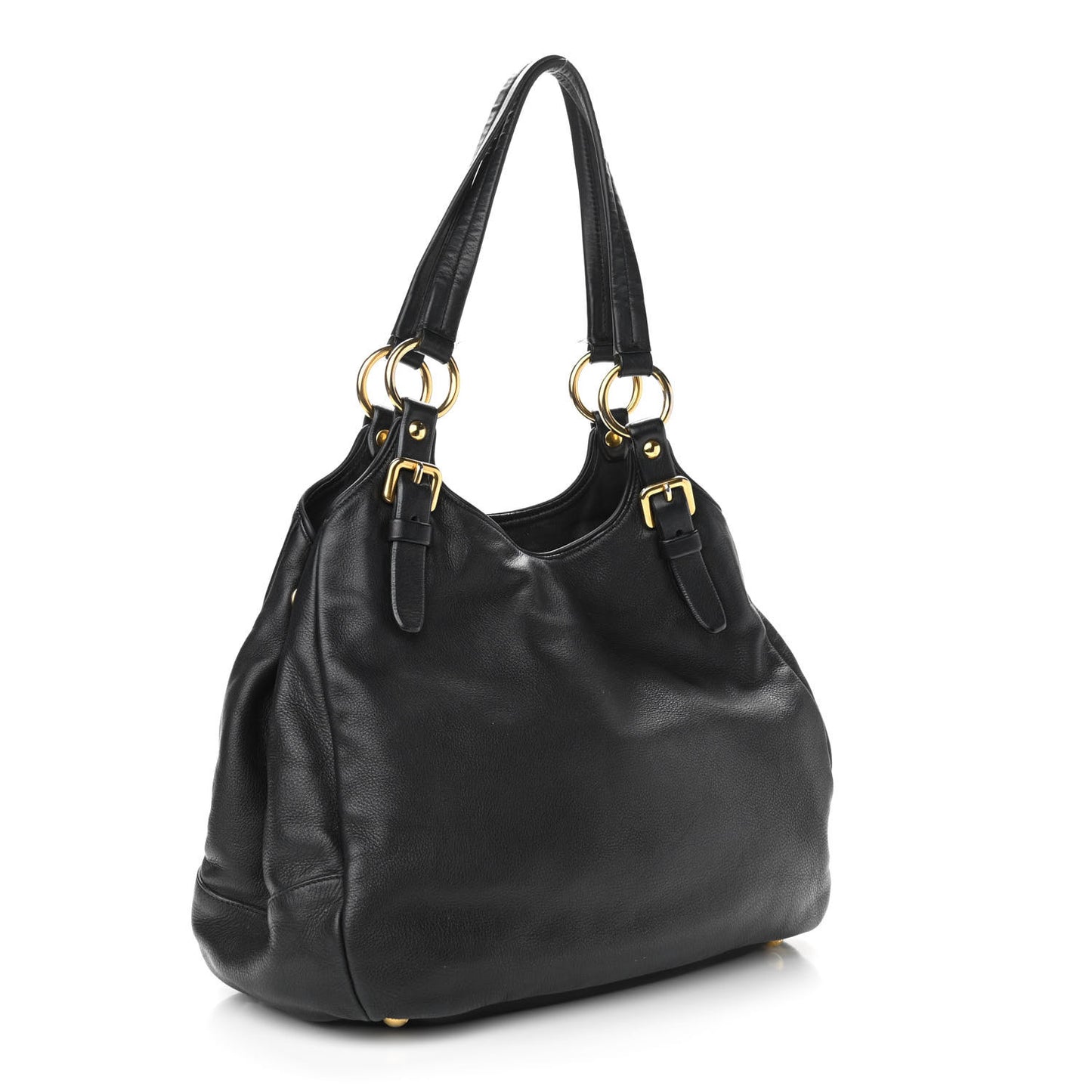 Soft Calf Tote Black