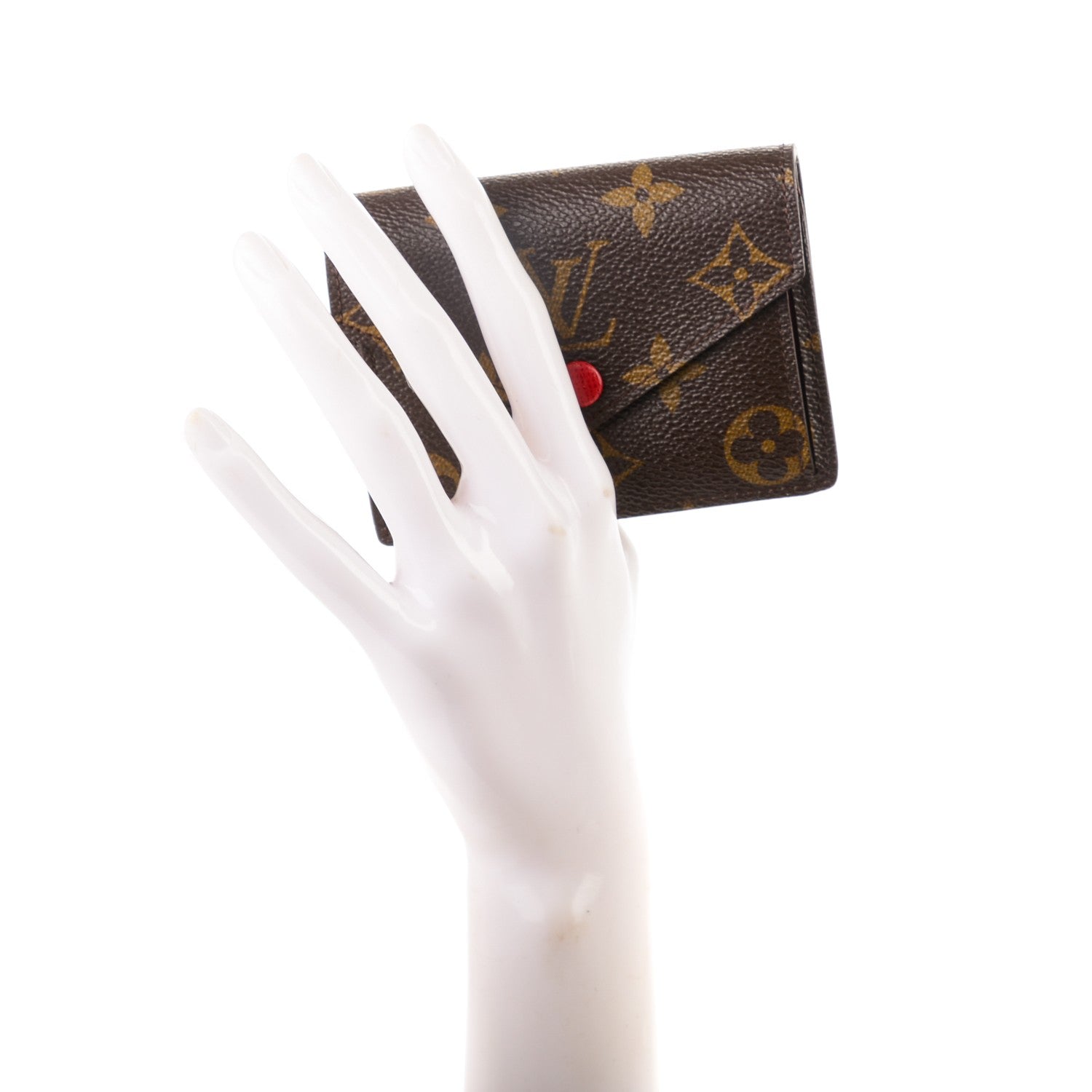 Louis Vuitton Monogram Compact Marie Wallet Rouge 2 of 7