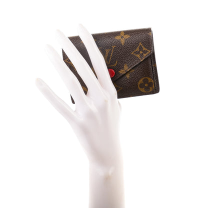 Louis Vuitton Monogram Compact Marie Wallet Rouge 2 of 7