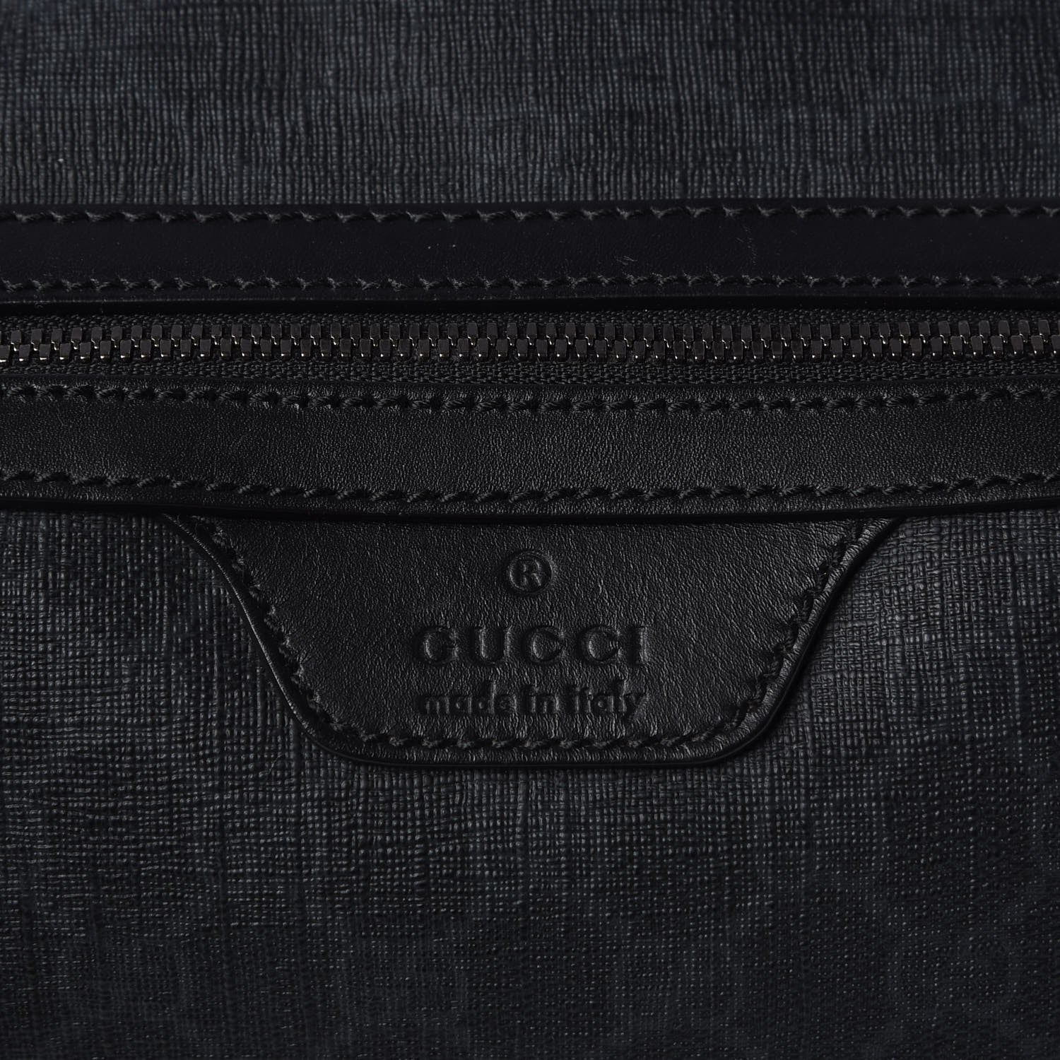 Gucci GG Supreme Monogram Medium Day Backpack Grey Black 6 of 9