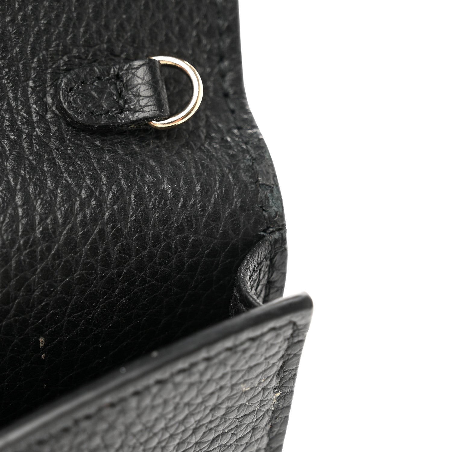 Salvatore Ferragamo Calfskin City Wallet On Chain Black 8 of 9