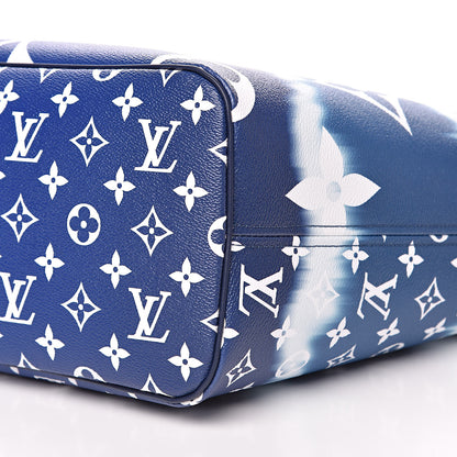 Louis Vuitton Monogram Escale Neverfull MM Blue 9 of 10