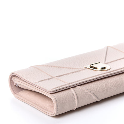 Christian Dior Grained Calfskin Diorama Croisiere Chain Wallet Nude 8 of 9
