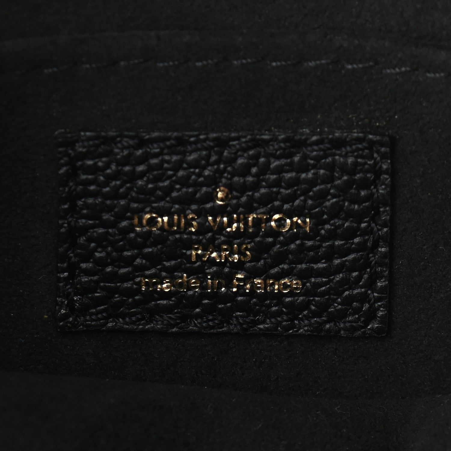 Louis Vuitton Empreinte Monogram Giant Petit Sac Plat Black Beige 6 of 8
