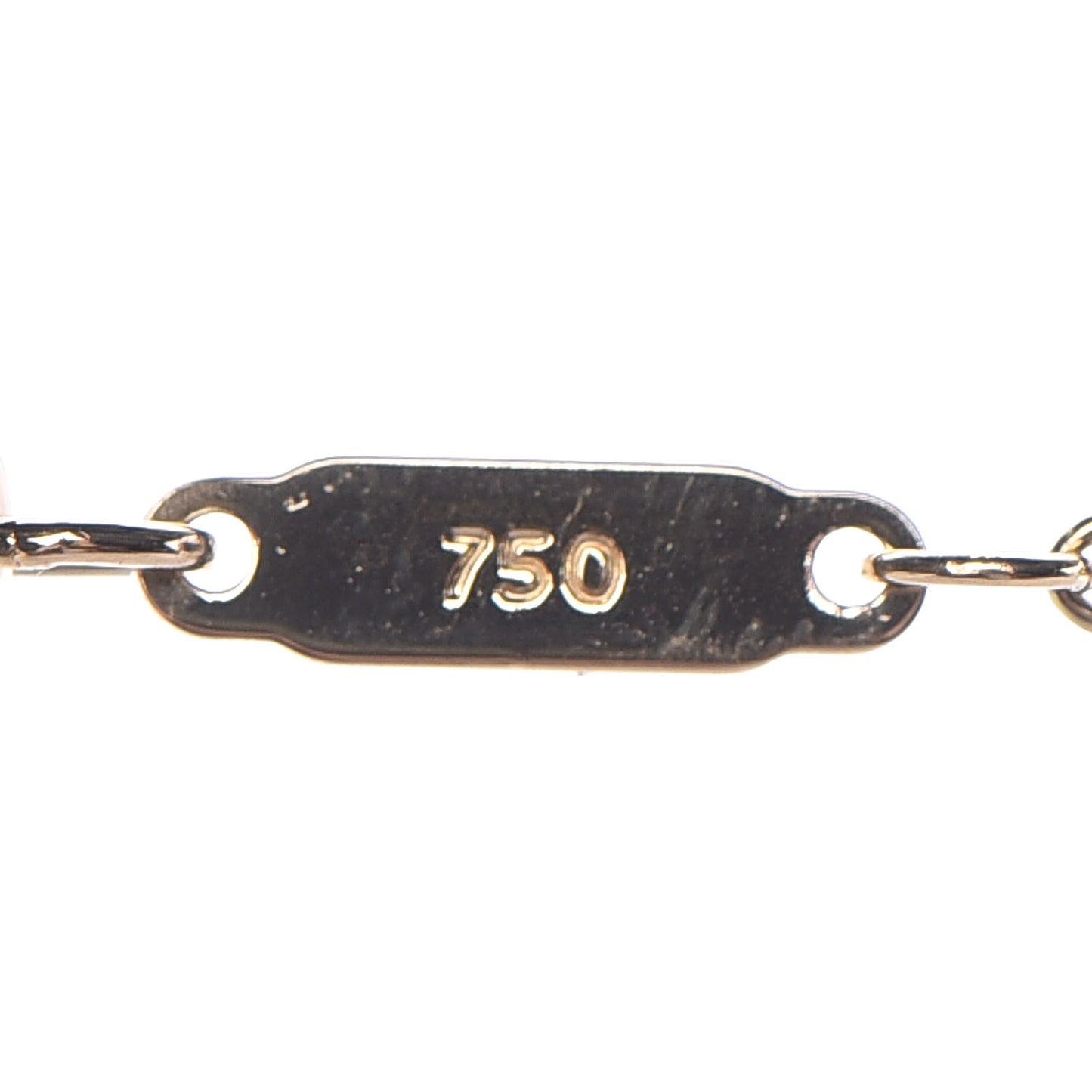 18K Yellow Gold 1837 Bar Pendant Necklace