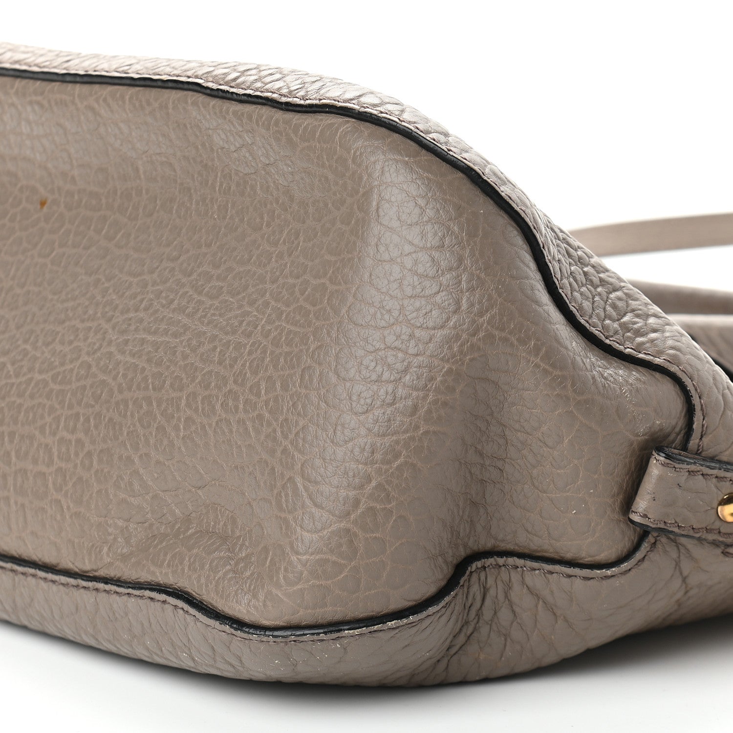 Burberry Heritage Grain Small Orchard Bowling Bag Pale Taupe 10 of 13