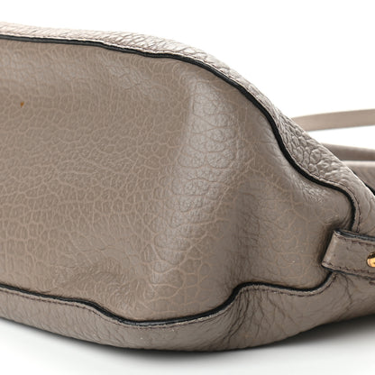 Burberry Heritage Grain Small Orchard Bowling Bag Pale Taupe 10 of 13