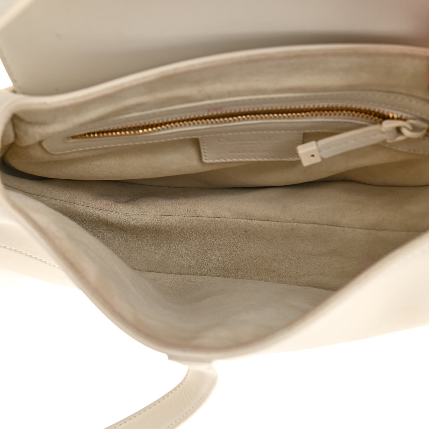 Christian Dior Ultra Matte Calfskin Mini Saddle Bag White 4 of 11