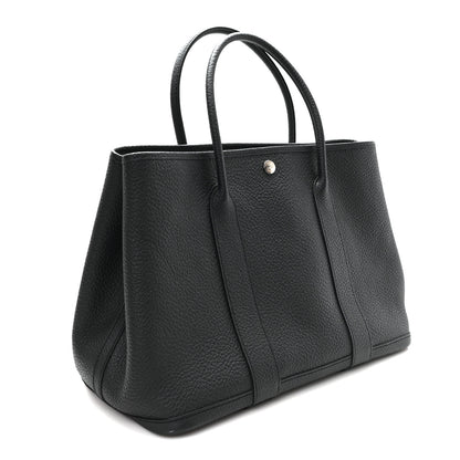 Hermes Negonda Garden Party Steeple Cadridge Tote 36 MM Black 3 of 9