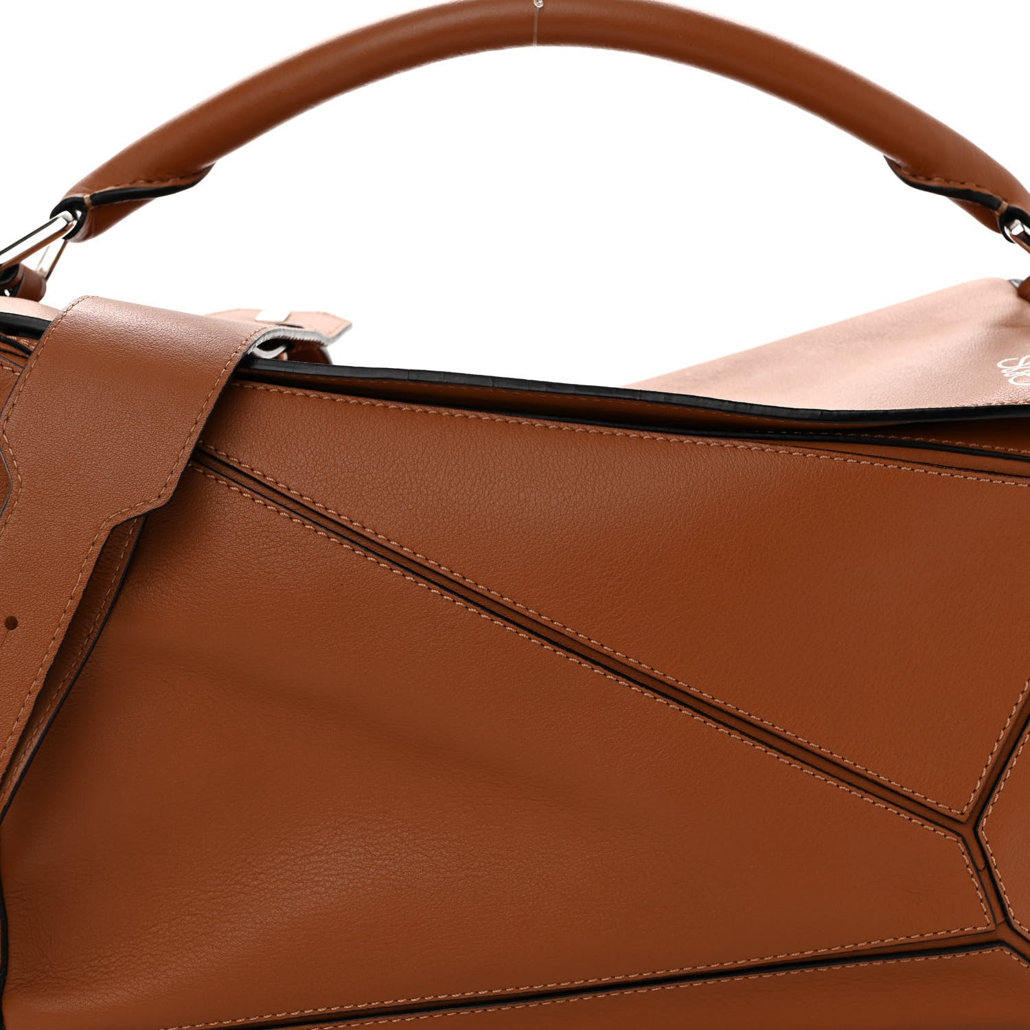 Loewe Calfskin Medium Puzzle Bag Tan 7 of 11
