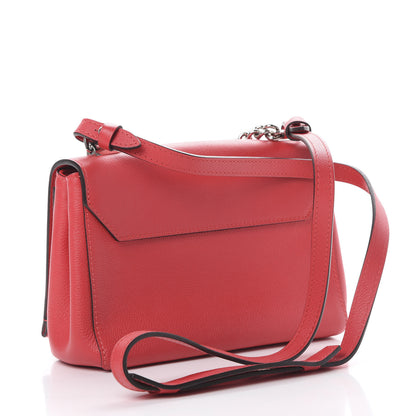 Louis Vuitton Calfskin Lockme II Chain Bag BB Rubis 2 of 9