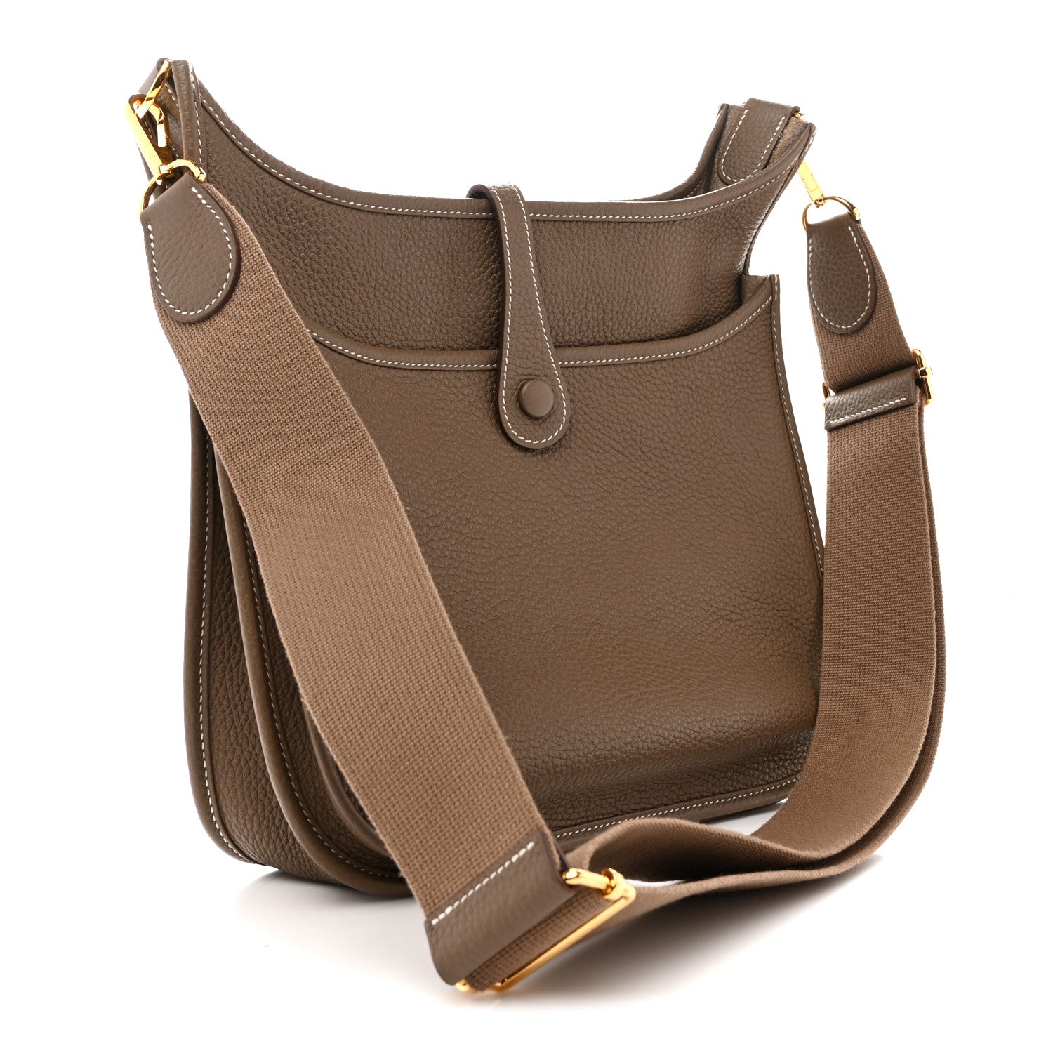 Hermes Taurillon Clemence Evelyne III PM Etoupe 3 of 14