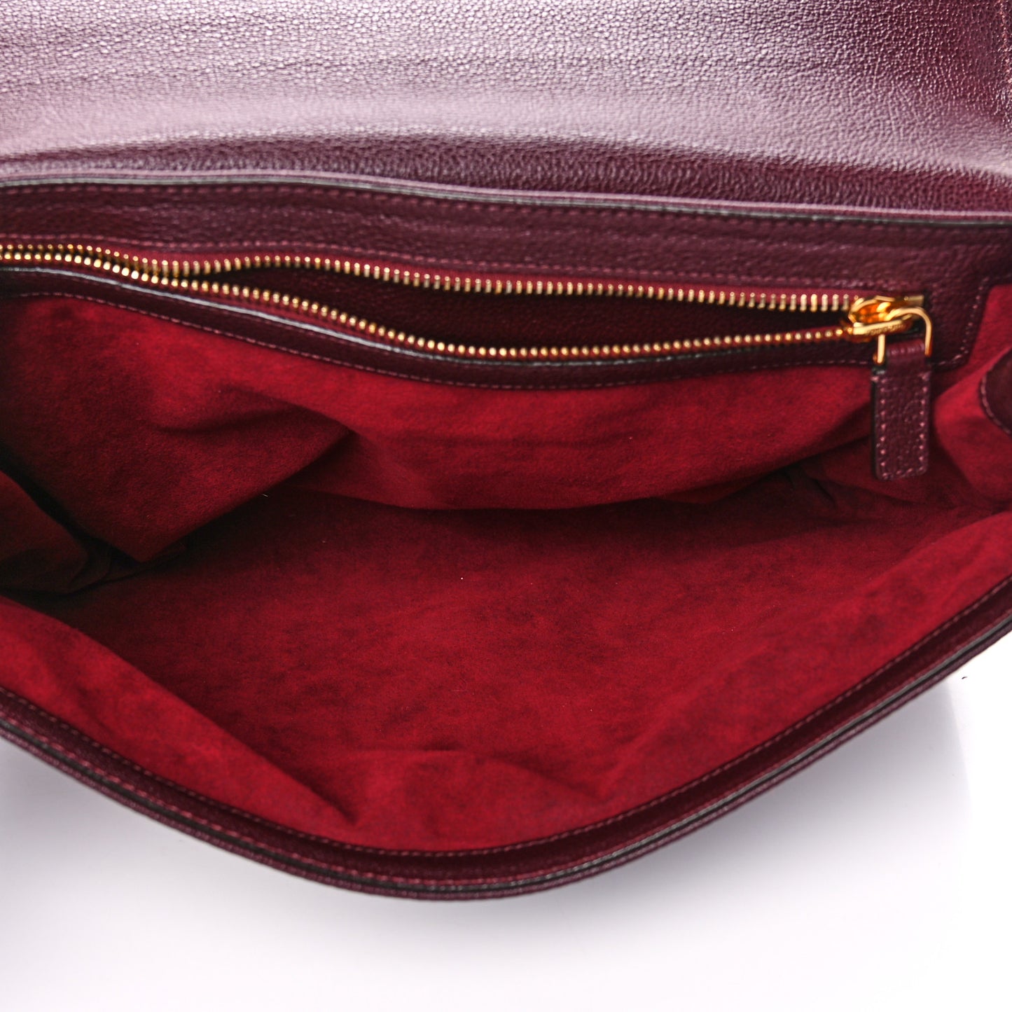 Calfskin Alix Wristlet Burgundy
