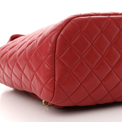 Chanel Lambskin Quilted Small Urban Spirit Backpack Red 10 of 14