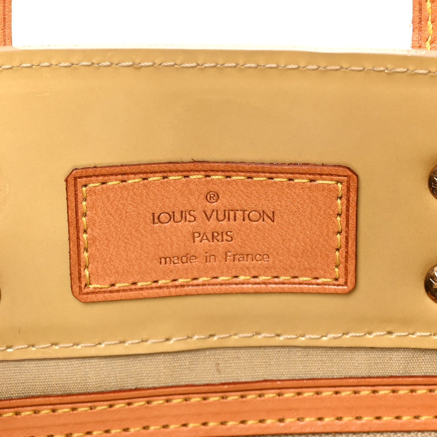 Louis Vuitton Vernis Reade PM Beige 6 of 9