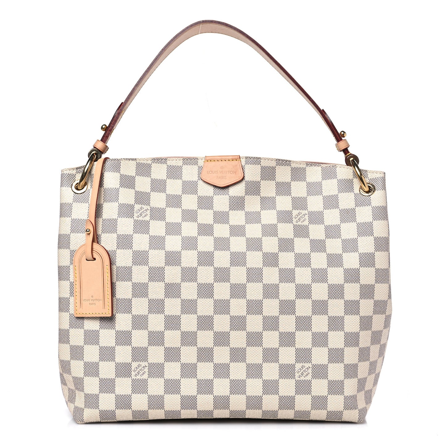 Damier Azur Graceful PM Rose Ballerine