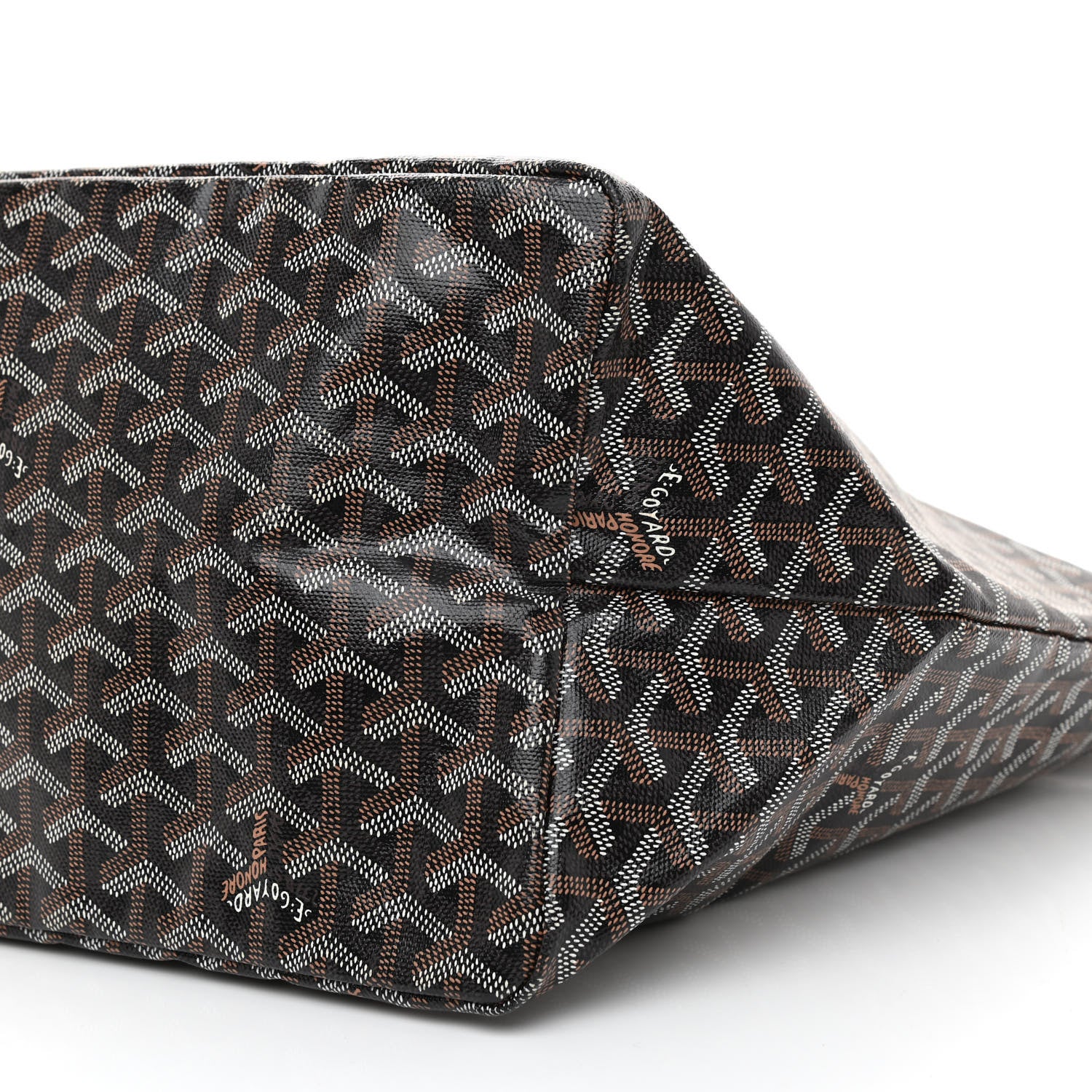 Goyard Goyardine Saint Louis GM Black Gold 10 of 10