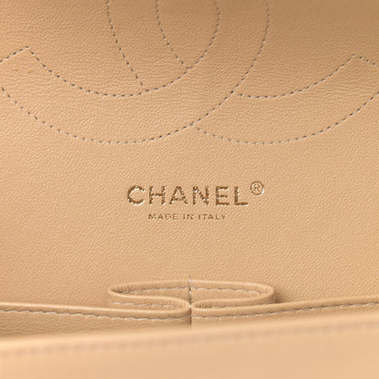 Chanel Caviar Quilted Jumbo Double Flap Beige 6 of 13
