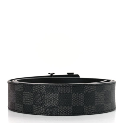 Louis Vuitton Damier Graphite 40mm LV Initiales Belt 110 44 3 of 7