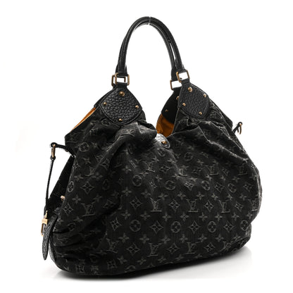Louis Vuitton Denim Mahina XL Black 3 of 9