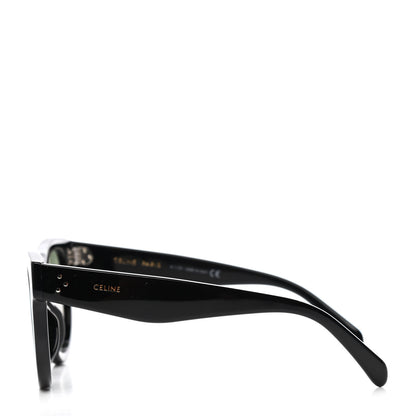 Celine Acetate Studded Mineral Round Sunglasses CL40031N Black 3 of 7