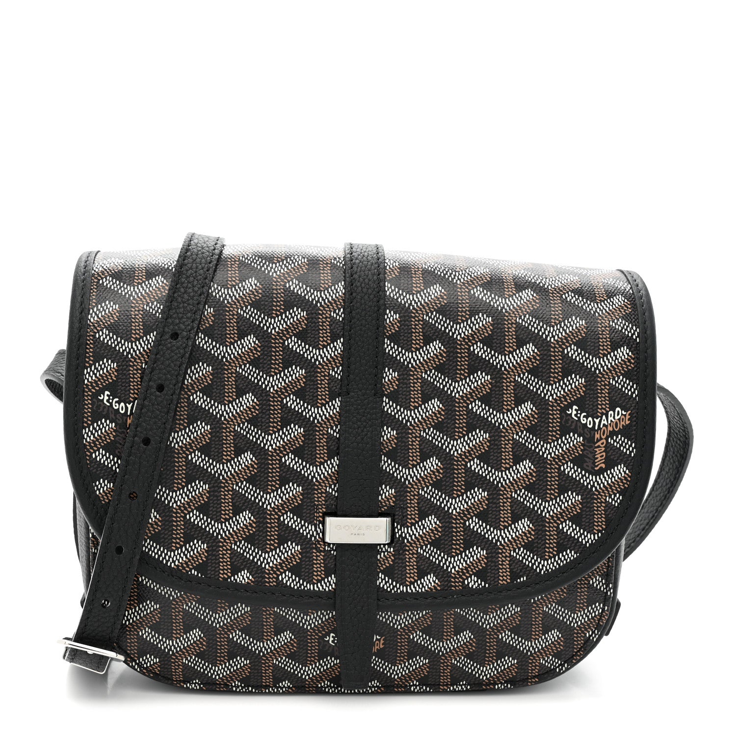 Goyard Goyardine Belvedere II PM Messenger Bag Black 1 of 10