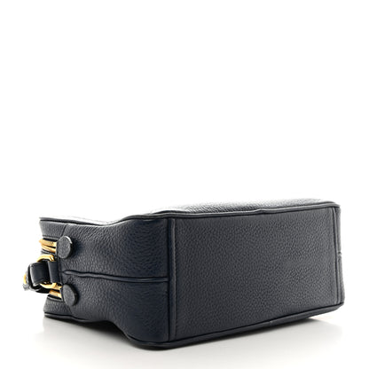 Prada Vitello Daino Camera Crossbody Bag Blue 4 of 11