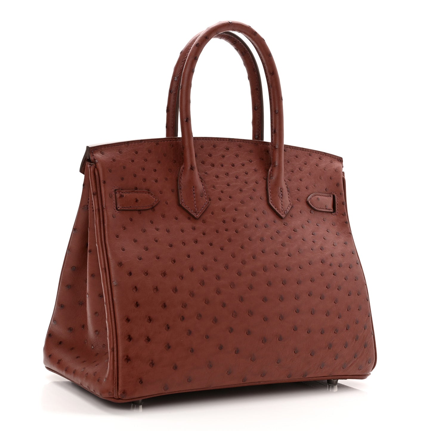 Ostrich Birkin 30 Brique