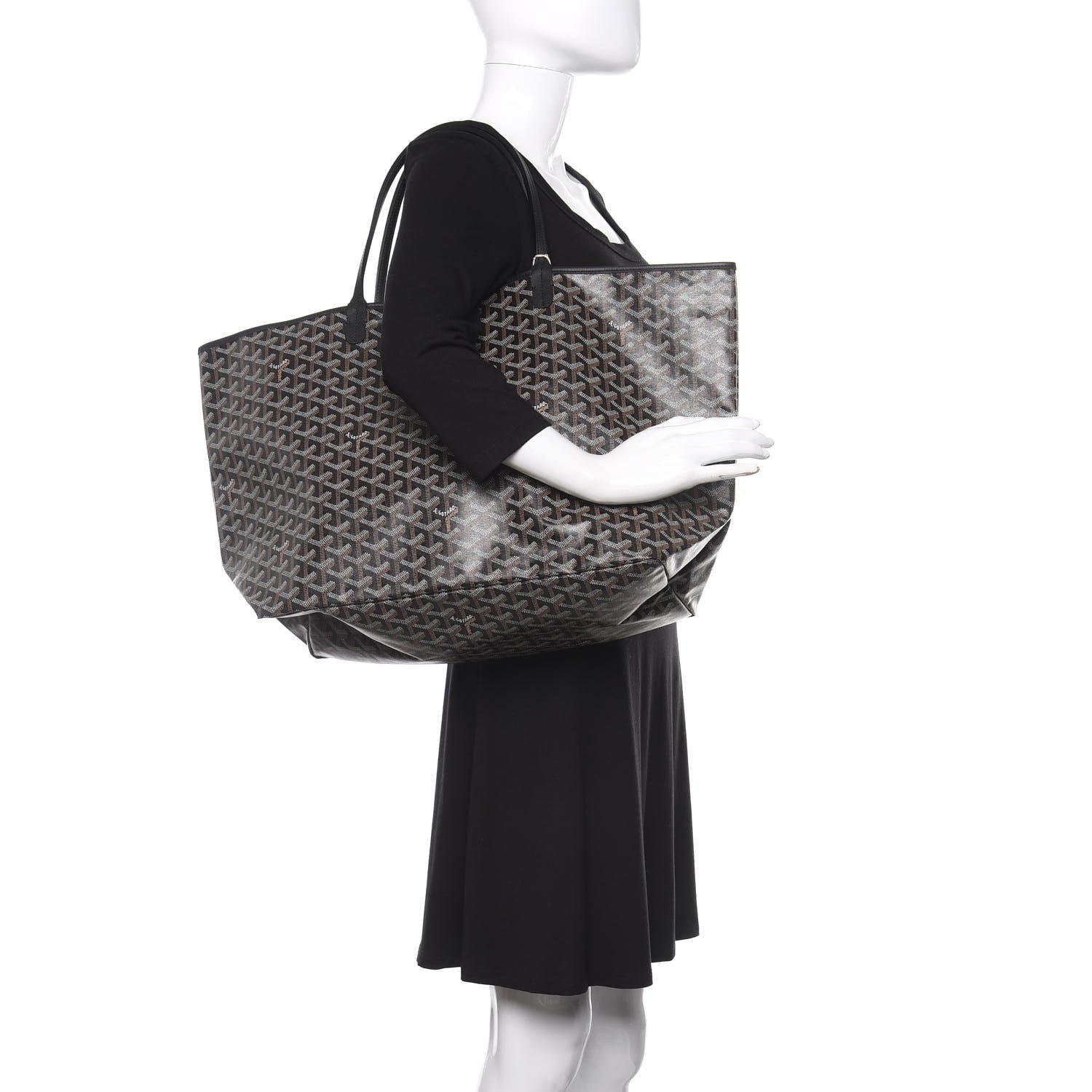 Goyard Goyardine Saint Louis GM Black 2 of 11