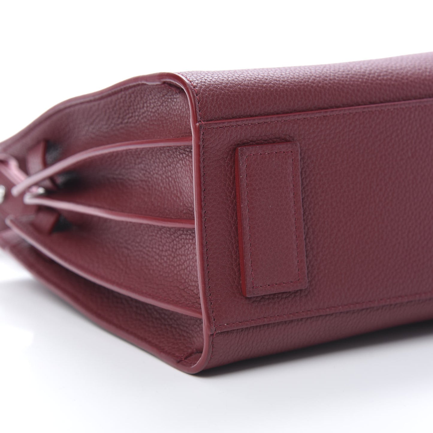 Grained Calfskin Nano Sac De Jour Souple Palissandre