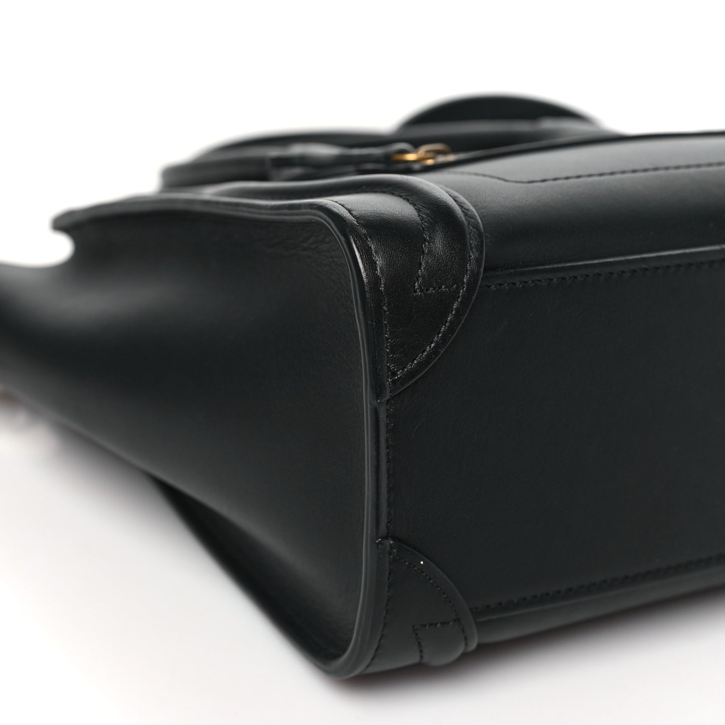 Smooth Calfskin Nano Luggage Black